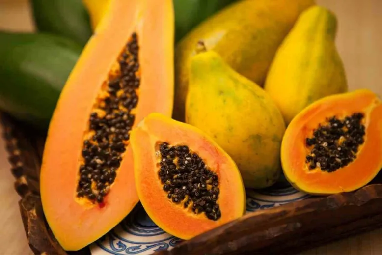 Papaya yellow fruit